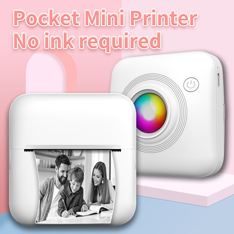 Printella™ Mini Bluetooth Printer – Inkless Thermal Notes, Labels & Doodles